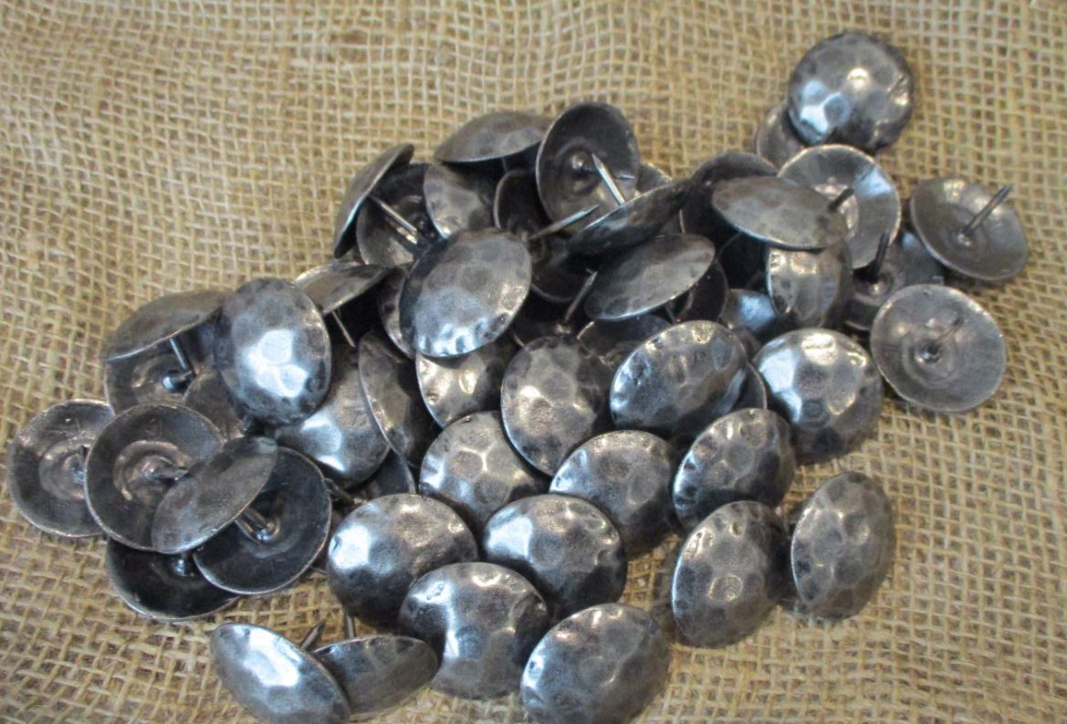 Details about   25 Clavos Decorative Nail Heads Rustic Silver .75" Tacks Crafts Clavo Tack Craft 